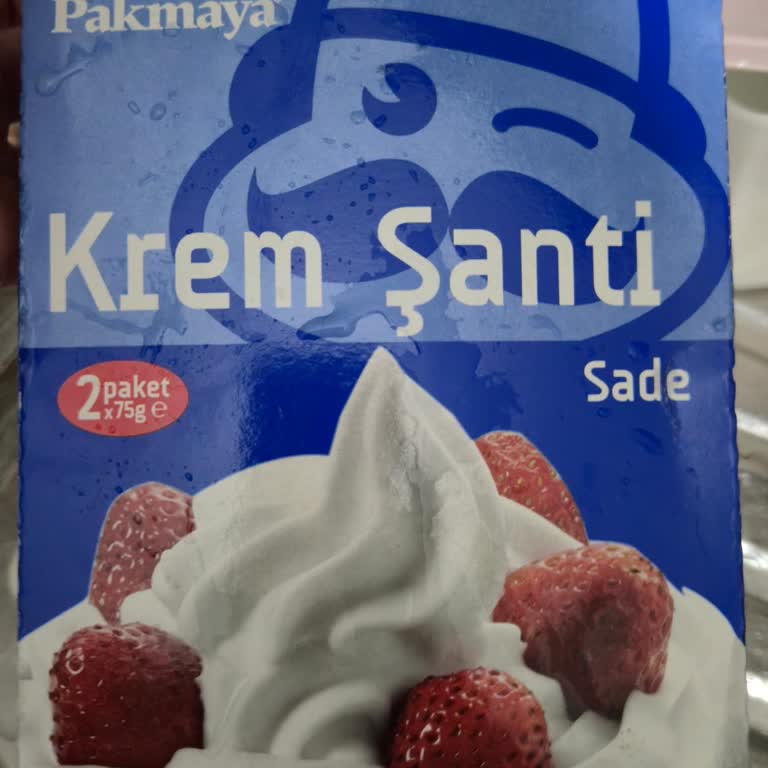 Kokusu Yapıştırıcıya Benzer Olan Sade Krem Şanti Kullanılamadı