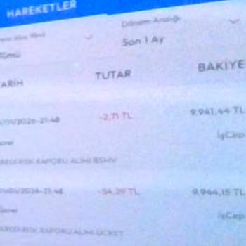 İşCep Üzerinden 57 TL Ödenen Findeks Raporu Teslim Edilmedi