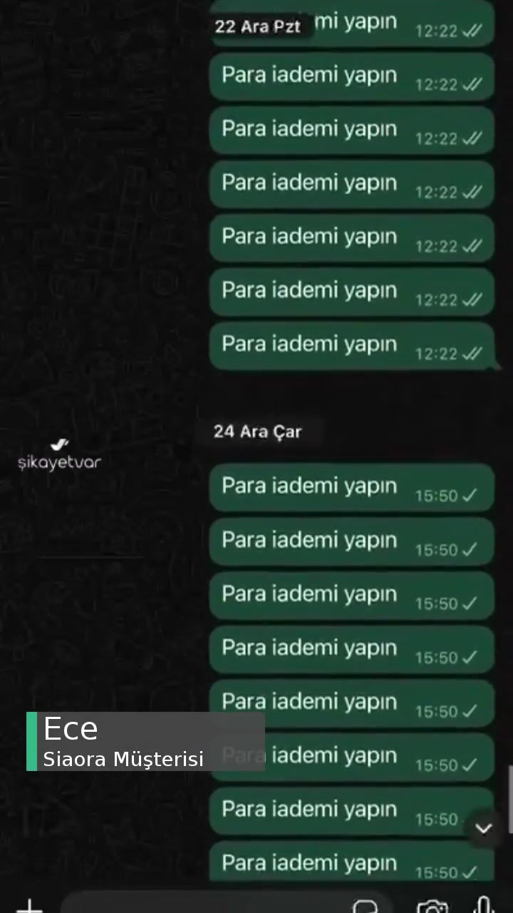 Siaora İademle İlgili Son Durum! videonun kapak resmi