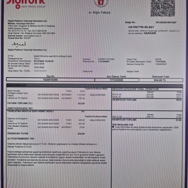 25 Gün Süreli İnternetsiz Kalma Ve Cayma Bedeli İtirazı