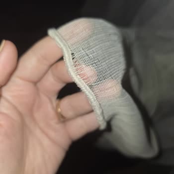 Kısa Sürede Tül Perdede Yırtılma Ve Kumaş Sökülmesi, Ücretsiz Değişim İstiyorum