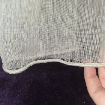 Kısa Sürede Tül Perdede Yırtılma Ve Kumaş Sökülmesi, Ücretsiz Değişim İstiyorum