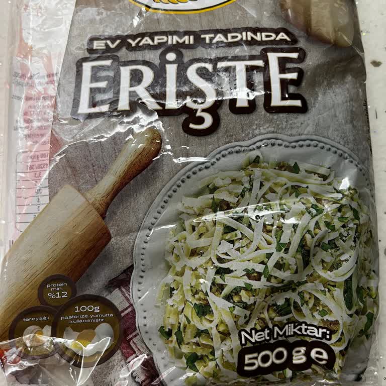 Ekmecik Paketli Erişte Pişirildiğinde Dağıldı Ve Kullanılamaz Hale Geldi