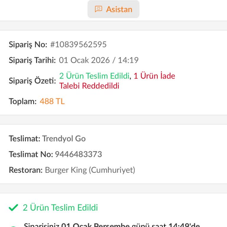 Müşteri Sağlığını Tehlikeye Atan Küflü Patates İçin İade Reddi