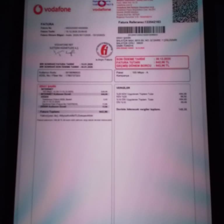 Kapatılan Vodafone ADSL Hattı İçin Haksız Tahsilatlar Ve İade Talebi