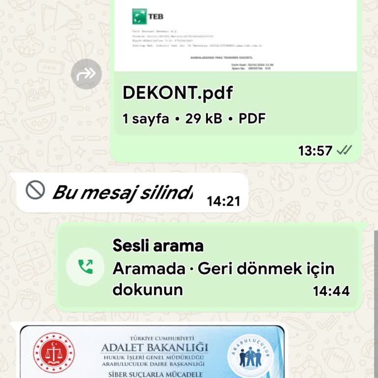 CİMER Ve Avukat Adı Kullanılarak Gerçekleşen Kandırıcı IBAN Talebi