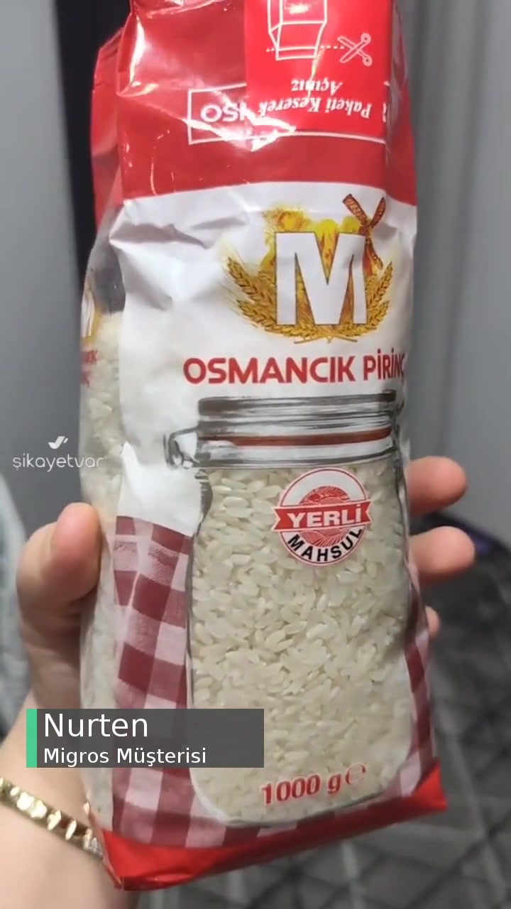 Migros Pirinç İçinde Böcekler Var videonun kapak resmi
