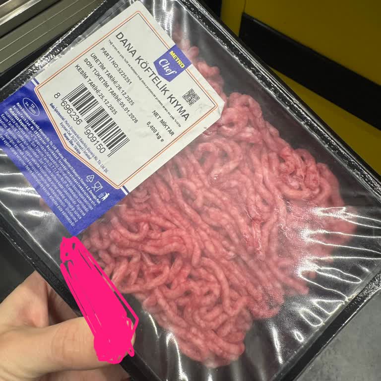 Metro Grossmarket Kıymasının Aşırı Kötü Kokusu Ve Kalitesizliği Nedeniyle İade Talebi