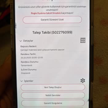 Arçelik Çamaşır Makinesindeki Sürekli Gürültü Ve Yetersiz Servis Müdahaleleri