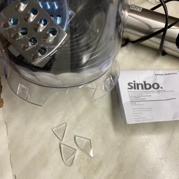 Sinbo Blender Sürekli Arızalandı, Kırıldı Ve Ücret İadesi Talep Ediyorum