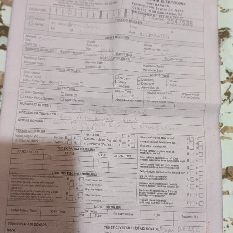 Hoover Kurutma Makinesinde Sürekli Arıza Ve Servis İhmali