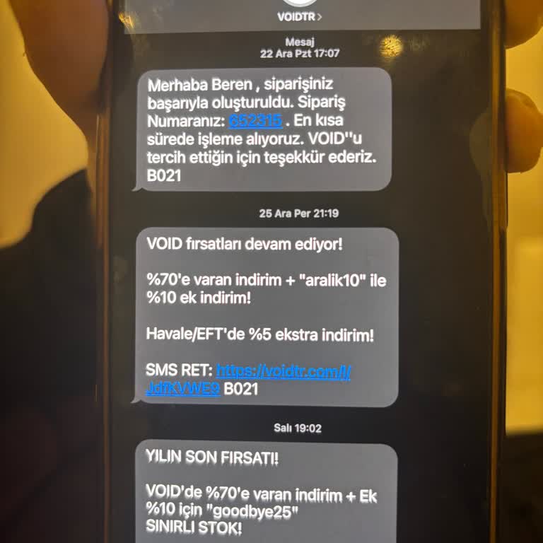 Void Markasından Siparişler Gecikiyor Ve Cevap Alamıyorum