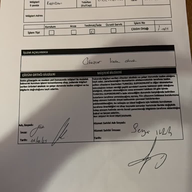 Altyapı Sorunu Nedeniyle Nakil Yapılamamasına Rağmen Haksız Cayma Bedeli Faturası