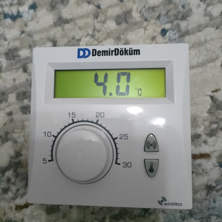 DemirDöküm RF-6001 Termostatı Sıcaklık Değiştirmiyor Ve Servis Desteği Yok
