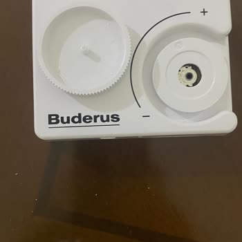 Buderus RT20RF Termostat Düğmesi Normal Kullanımda Kırıldı Ve Garanti Kapsamı Reddedildi