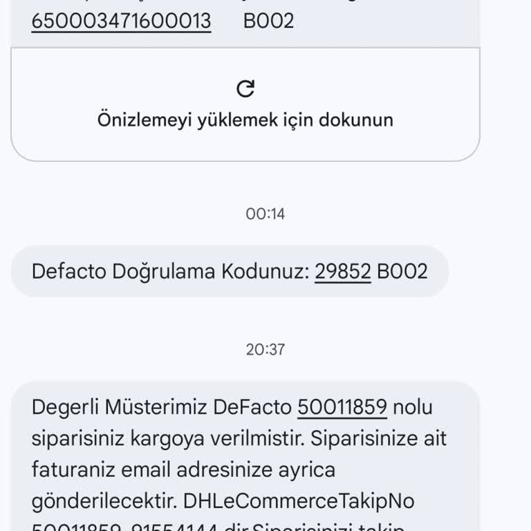 Sipariş İptali Ve Ücret İadesi Talebi