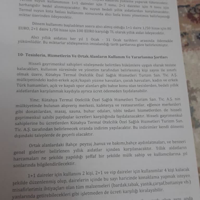 Sözleşmede Ücretsiz Duyurulan Ortak Alanlar Ücretli, Aidat 6600 TL’ye Çıktı