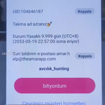 Amar - Sohbet & Gerçek Arkadaş Ajansım Kapandı 60bin TL İçeride Kaldı!