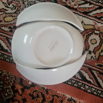 Aryıldız Sipariş Edilen Yemek Takımı Parçaları Kırık ve Çatlak