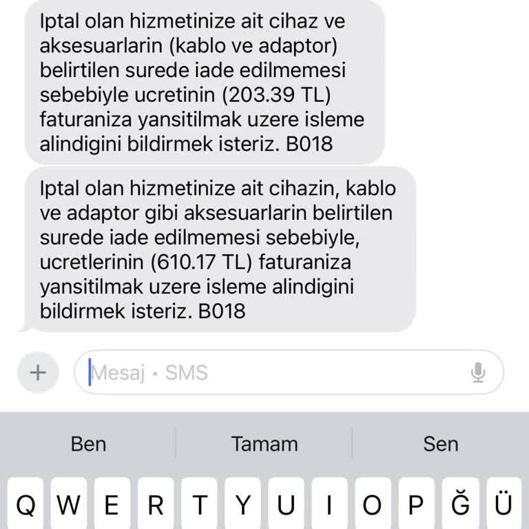 İade Belgelerine Rağmen Haksız Cihaz Tahsilatı
