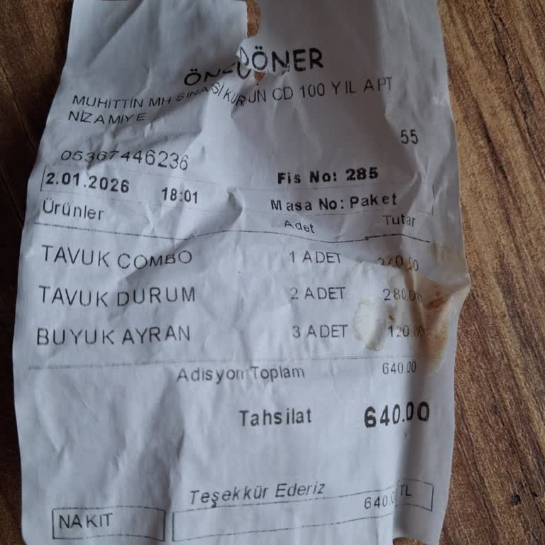 Zurna Dürüm Ve Bol Sos İstendi, Normal Ve Sossuz Dürümler Geldi