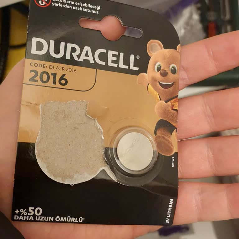 Duracell CR2016 Pilinin Tekrarlayan Çalışmama Sorunu
