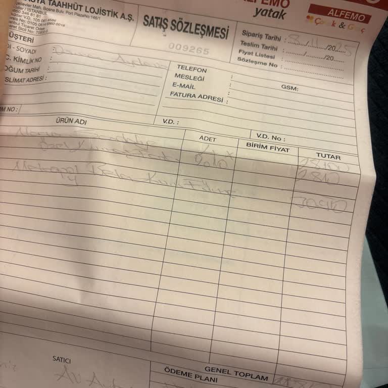 Alfemo Mağazasından Alınan Yemek Masası Takımının Teslimatı Uzun Süre Gecikti