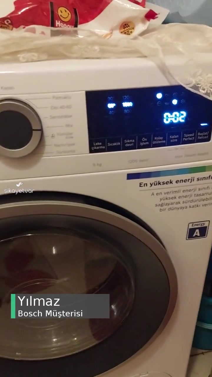 Bosch Çamaşır Makinesi Ses Çıkarıyor videonun kapak resmi