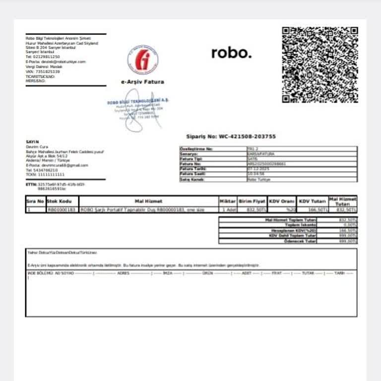 Robo Türkiye Şikayeti