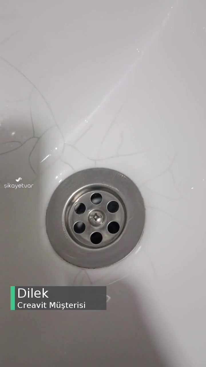 Creavit Lavaboda Çatlaklar Oluştu videonun kapak resmi