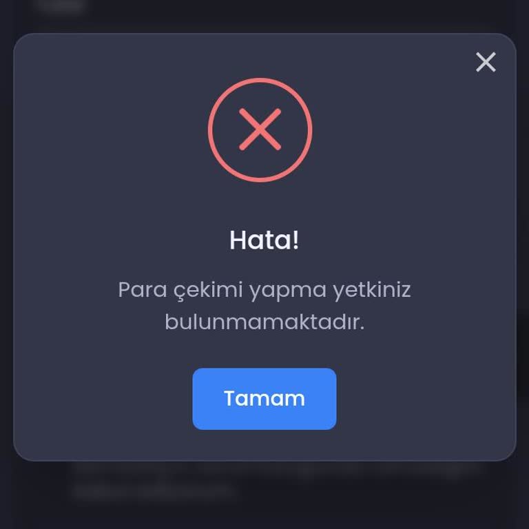 Para Çekme Yetkim Haksız Şekilde Kısıtlandı Ve 90 TL Bakiyemi Çekemiyorum