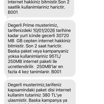 İnternet Paketi Haksız Tüketimi Ve 1000 TL Fatura Sorunu