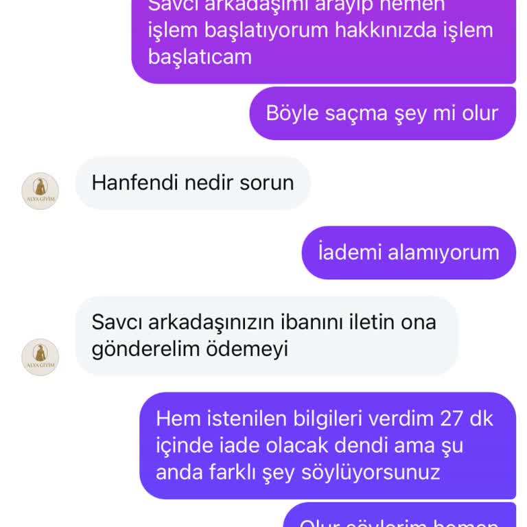 EFT İle Ödenen Angora Kabanın Gönderilmemesi Ve İadesinin Reddedilmesi