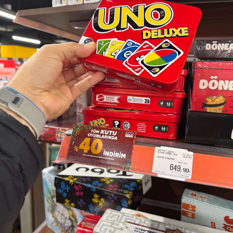 Forum İstanbul D&R’de UNO Delux Üzerindeki %40 İndirim Uygulanmadı