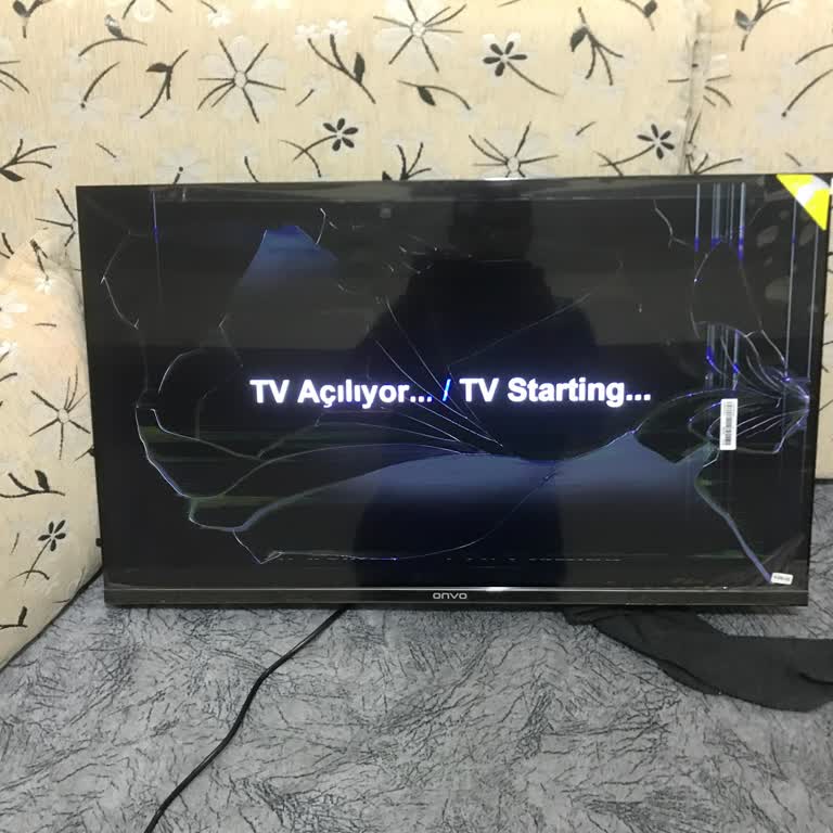 A101 Onvo 32 İnç Televizyonun İlk Açılışta Kırık Paneli Garanti Kapsamına Alınmadı