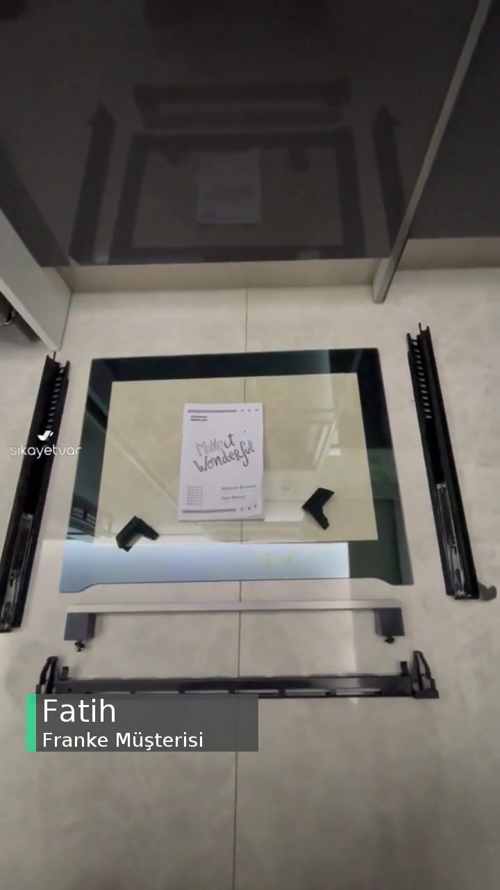 Franke Ankastre Fırın Camı Tuzla Buz Oldu! videonun kapak resmi