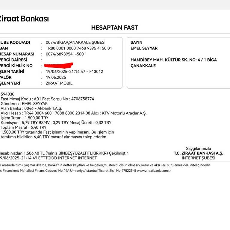 Direksiyon Mili Siparişi Gönderilmedi, 1500 TL İadesi Bekleniyor