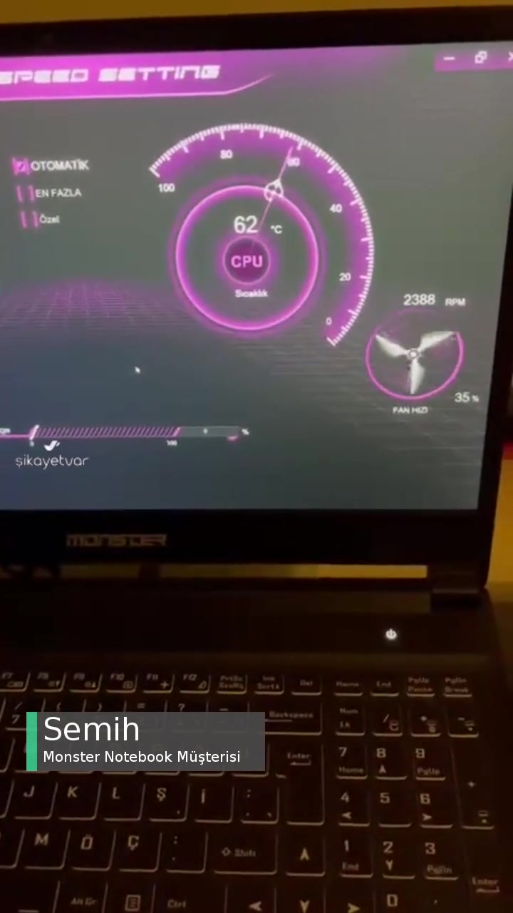 Monster Servisinden Gelen Arızalı Fan videonun kapak resmi