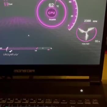Monster Servisinden Gelen Arızalı Fan