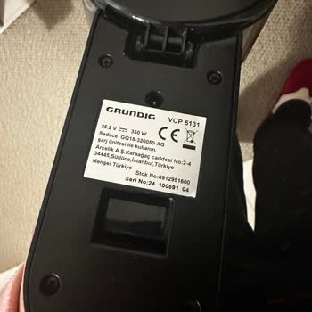 Grundig Dip Süpürge Başlık Patlaması Tekrarlıyor Ve Güvenimi Sarsan