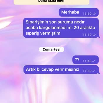 Touchipek Siparişimin Kargolanmaması Ve İptal İadesi