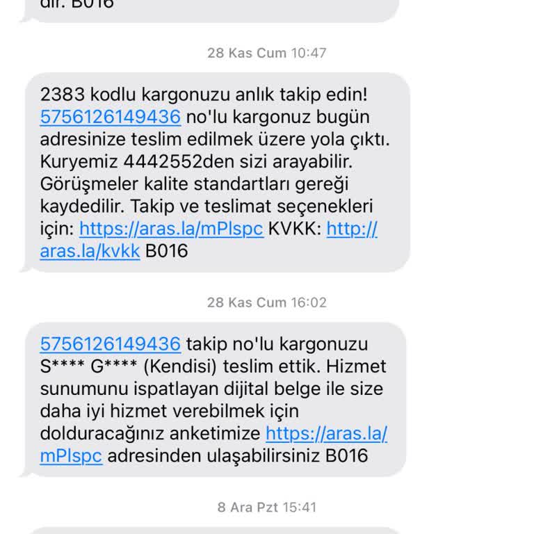 Takip Numaralı Paket Teslim Edildi Olarak Görünürken Gerçekten Kayıp Ve Çözüm Bulunamıyor