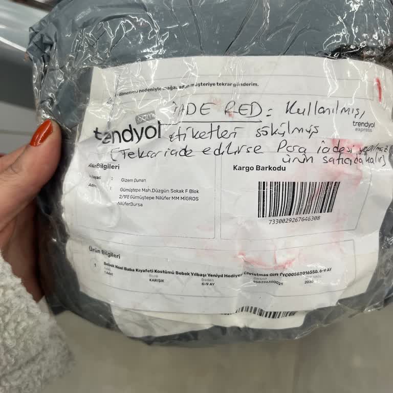 Kullanılmış İddiası Ve Tehdit Notu Nedeniyle İade Reddi