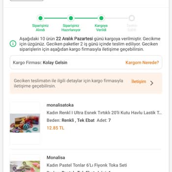 Trendyol'da Kolay Gelsin Kargo Gecikmesi Ve Teslimat Sorunu
