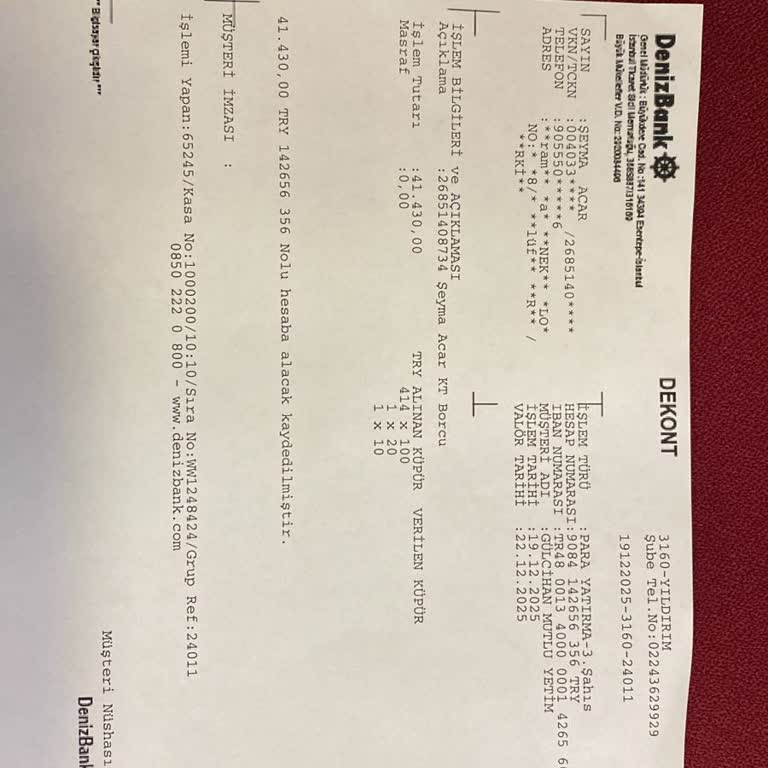 41.430 TL Ödemesine Rağmen Tekrarlanan Borç Talebi Ve Mağduriyet