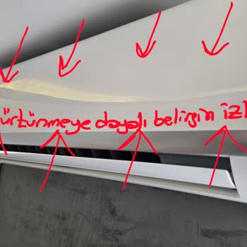 Deformeli Ve Çizikli Klima Yüksek Ses Ve Yetersiz Isıtma, İade Talebi Reddedildi
