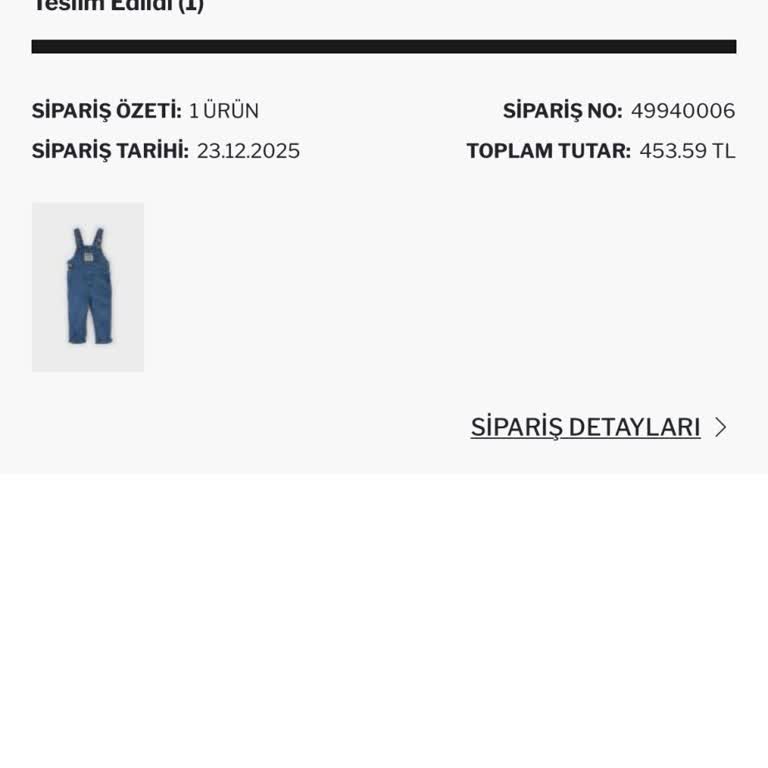 DeFacto Yanlış Ürün Gönderdi Ve Fiyat Farkı İçin Ek Ödeme Talep Ediyor