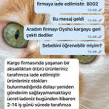 Stok Hatası Nedeniyle Sipariş İptali Ve Ürün Gönderim İsteği