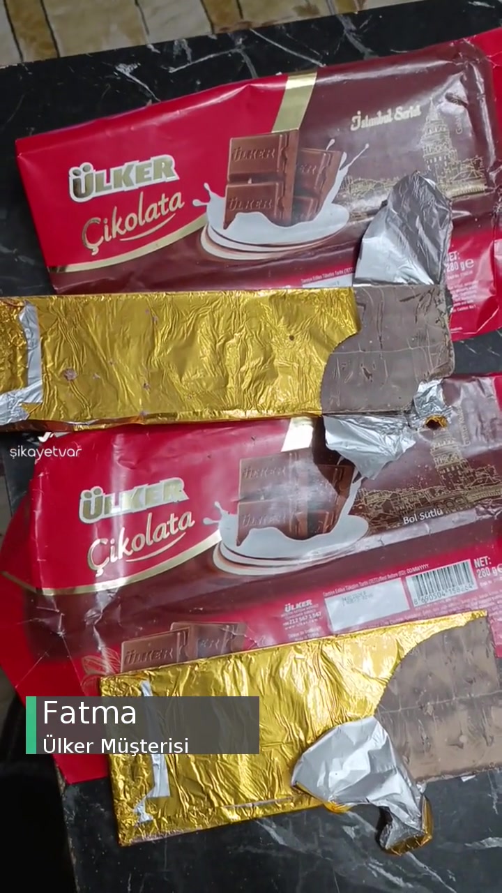Ülker Çikolata Bozuk Çıkıyor! videonun kapak resmi