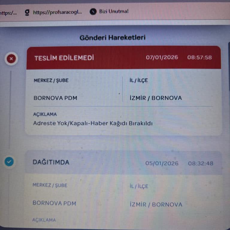 Kimlik Kartım Teslim Edilmedi, Sahte Adres Bulunamadı Kayıtları